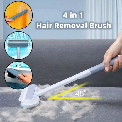 4-in-1 Multi-surface Pet Hair and Screen Cleaning Brush