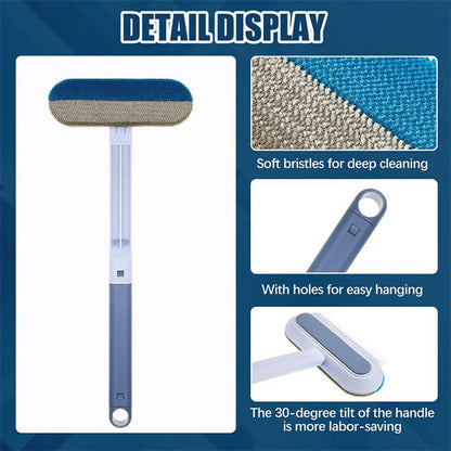 4-in-1 Multi-surface Pet Hair and Screen Cleaning Brush