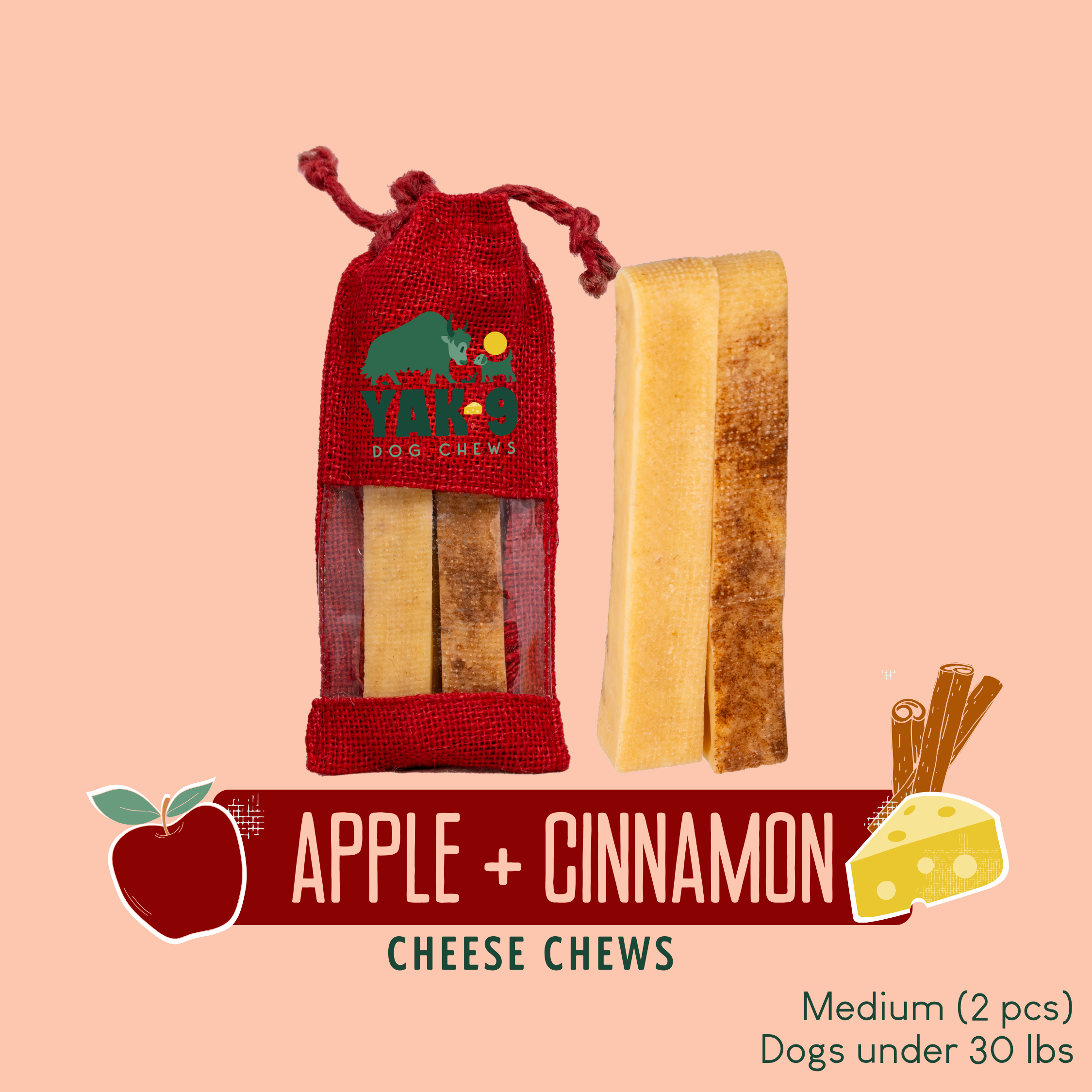 Apple &amp; Cinnamon Chews for Dogs