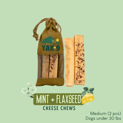 Flaxseed &amp; Mint Cheese Chews for Dogs