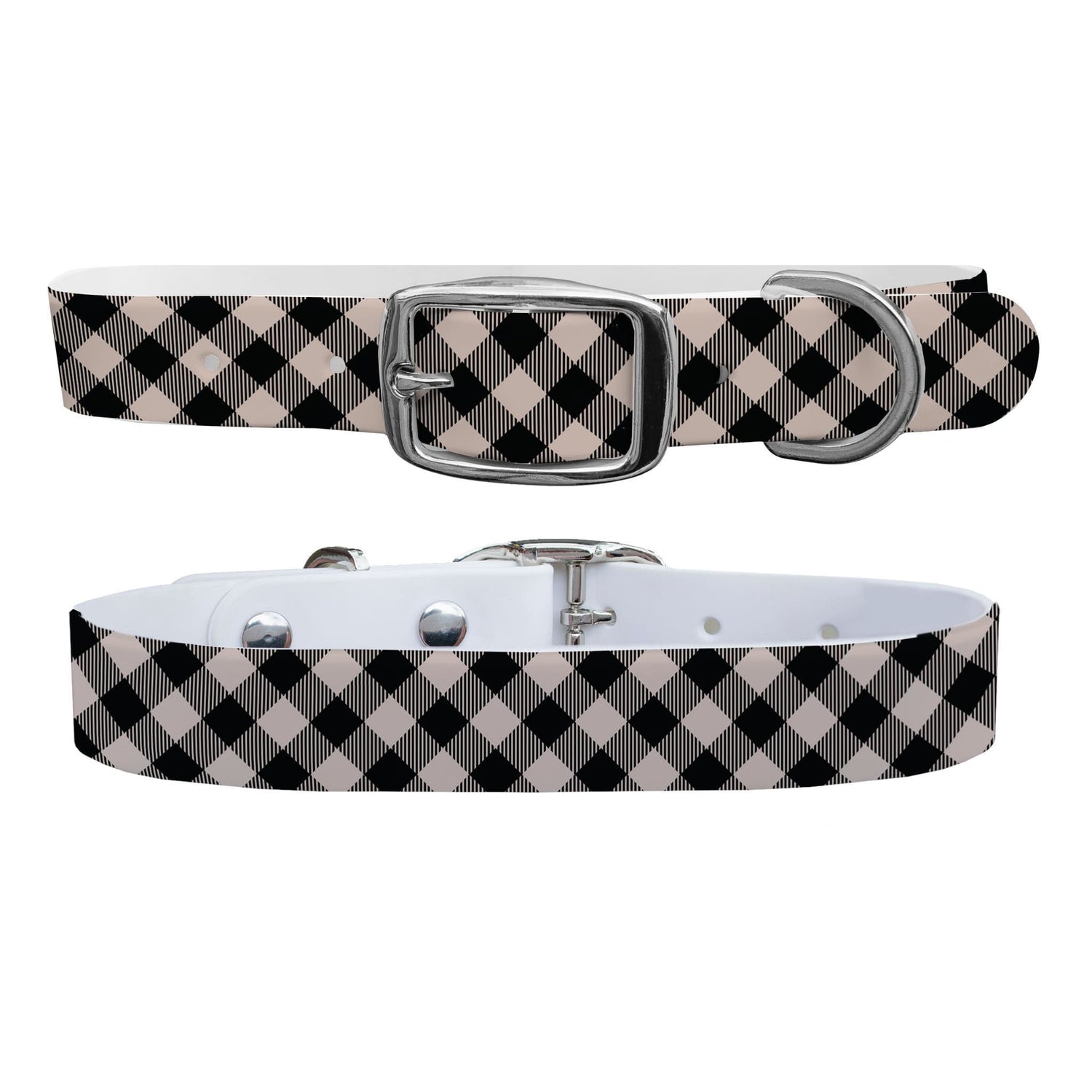 Dusk Plaid Dog Collar