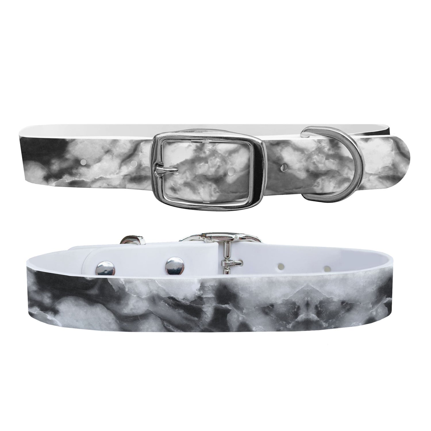 Marble White Dog Collar
