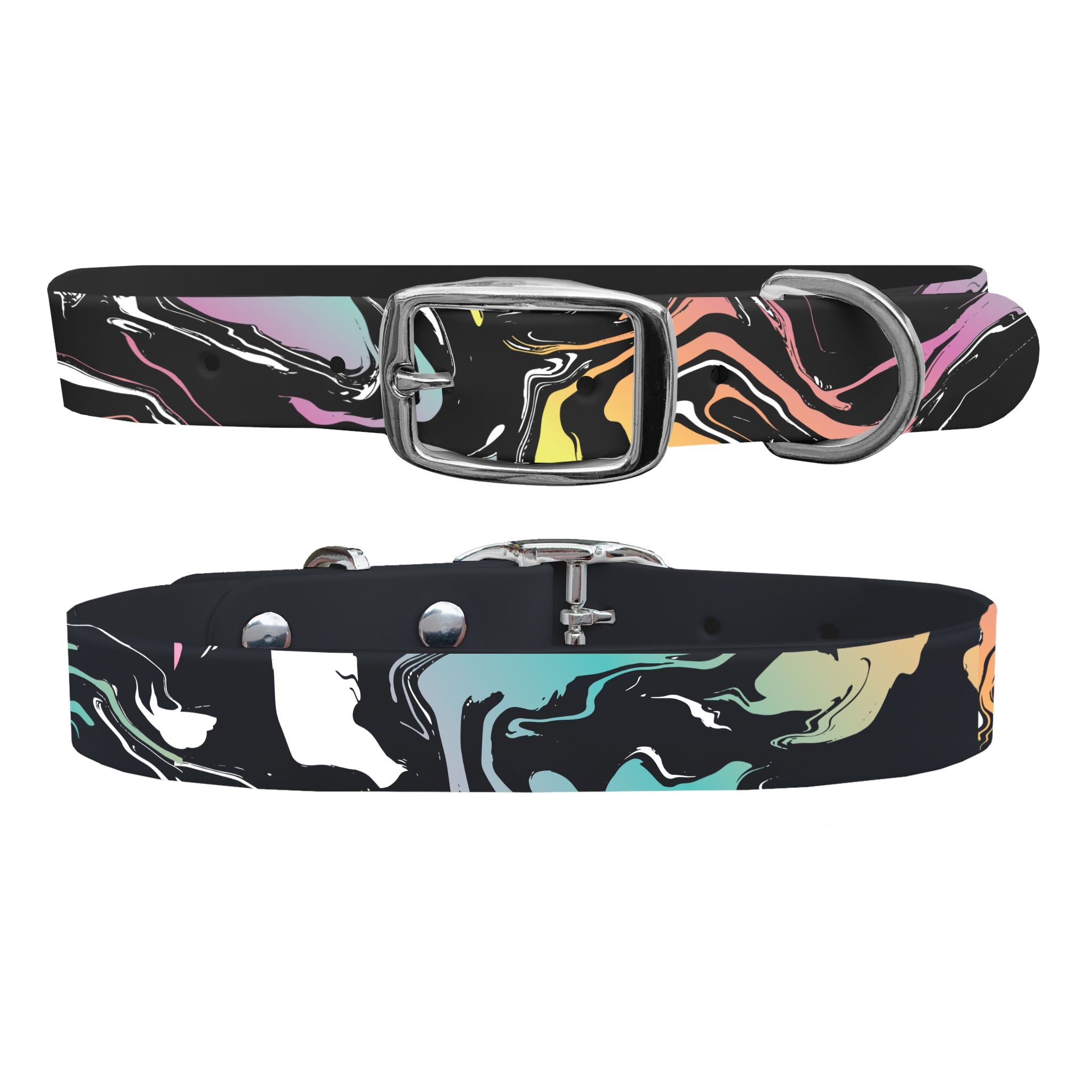 Paint Spill Dog Collar