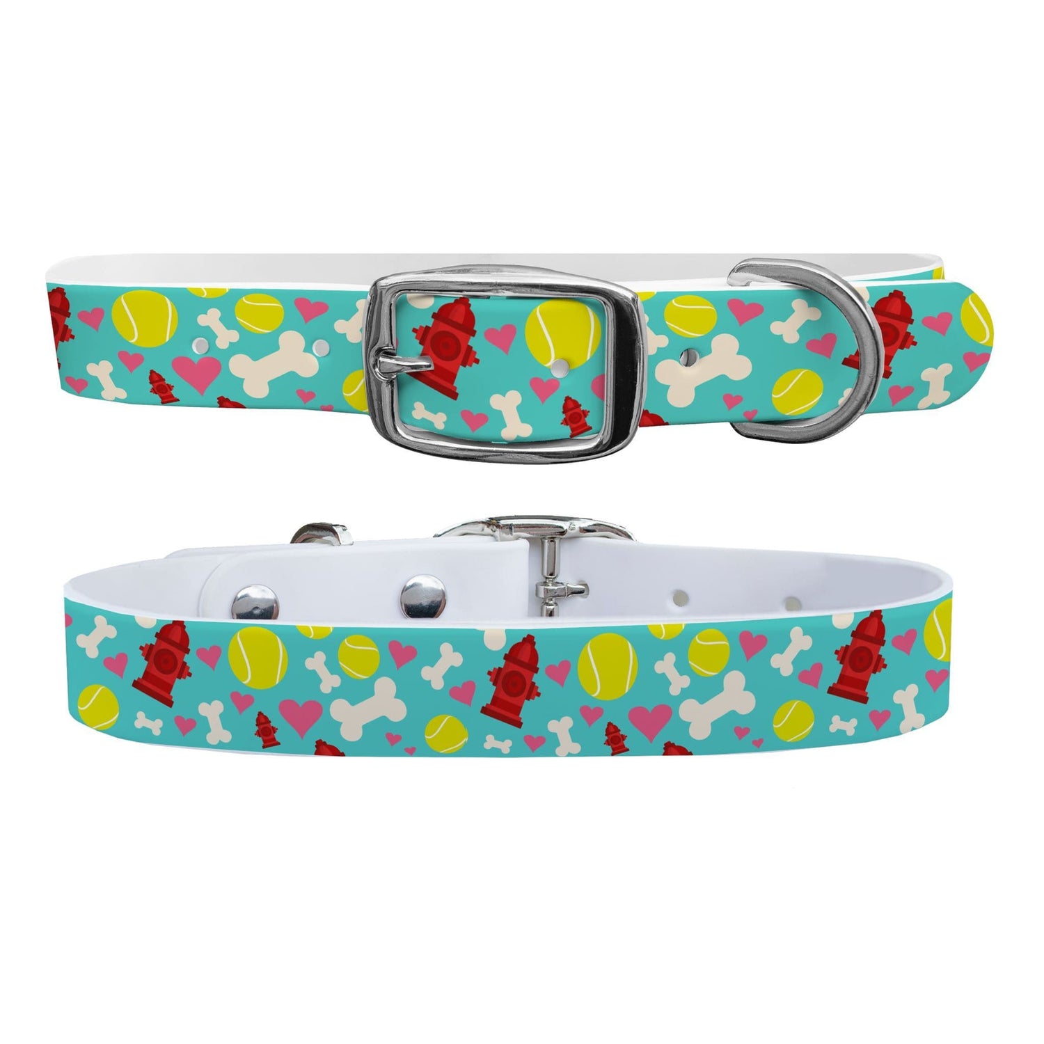 Fire Hydrant Love Dog Collar