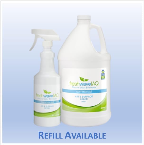 Fresh Wave IAQ Commercial Odor Eliminating Air &amp; Surface Liquid, 1 Gallon | Safer Odor Relief | Natural Plant-Based Odor Eliminator | Odor Absorber for Home or Commercial Areas