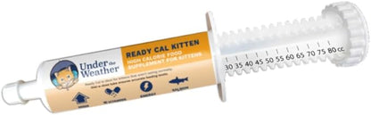 Under the Weather Pet | Ready Cal for Kitten | High Calorie Pet Nutritional Supplement for Weight Gain &amp; Healthy Weight Maintenance | 10 Vitamins, 7 Minerals, Omega Fatty Acids &amp; Carbohydrates | 80cc