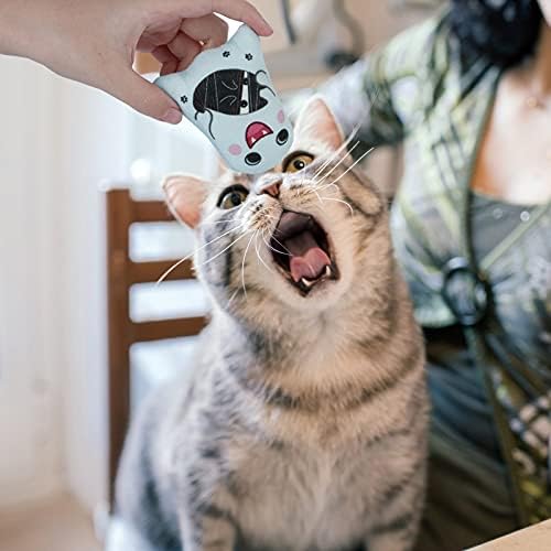 Dorakitten Catnip Toys Interactive Cat 5PCS Cats Chew Plush Ghost Toys &amp; Pet Stuffed Nip Pillow &amp; Kitten Best Kicker Toy Cute and Soft Teething Supplies for Moving Kitty Indoor