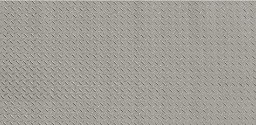 RESILIA Heavy Duty Garage Floor Runner &amp; Protector Mat - Slip Resistant Diamond Plate PVC Mats - Water, Spill, &amp; Stain Resistant, Sandstone (4 feet x 8 feet), Made in The USA