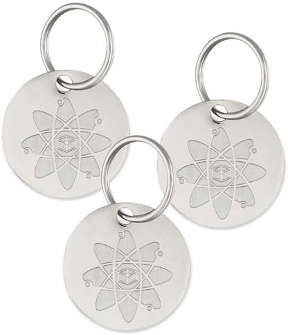 Natural Flea &amp; Tick Repellent Collar Tag for Dogs &amp; Cats – BioPower Pet Shield – Safe for Pets When Used as Directed – Lasts 1 Full Year - Small Tag (<10 Lbs) - 3 Pack