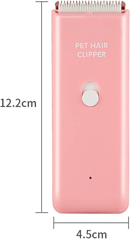 Dog Cat Home Hair Waterproof Clipper Portable Electric USB Rechargeable Pet Grooming Tools Low Noise Shaver Cordless Trimmer for Small and Large Pets