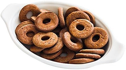 Molasses Ginger Snap Dog Treats – Healthy, Crunchy, Vegan Biscuits with Whole &amp; Real Ingredients – All Natural &amp; USA‐Baked, 4 Pound Bag