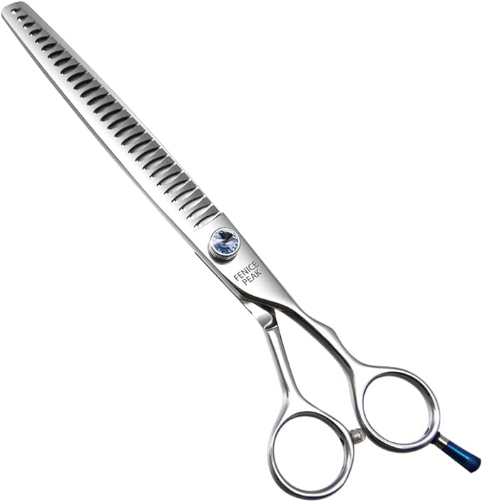 Fenice Professional 7/7.5/8 Pet Grooming Scissors Thinning Cutting Shears for Dog s/Cats Thinning Rate:70-80%(8.0 inch)