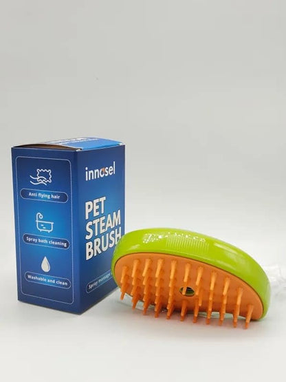 Cat Steam Brush for Shedding, Steamy Grooming Comb with Anti-Static Spray for Cats &amp; Dogs, Gentle Defur Comb for Tangled &amp; Loose Hair, Ergonomic Pet Mist Brush Design, Cepillo de Vapor para Gato Perro