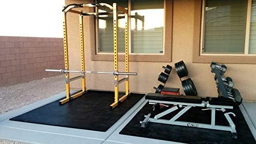 American Heavy Duty Stall Tiles - Thick, Durable Rubber Flooring - Solid Black 10&
