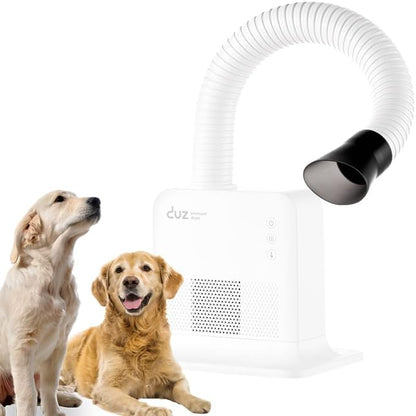 DUZ V2Pro Advanced &amp; Energy-Efficient Pet Grooming Dryer: Powerful Airflow, Low Wattage, Hands-Free Operation, Quiet &amp; Stress-Free Grooming Solution, Ideal for All Coats