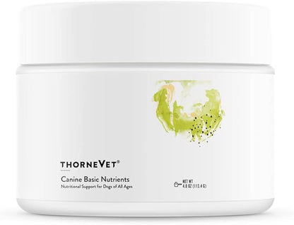 ThorneVet Canine Basic Nutrients Powder – Multivitamin Support for Dogs, 90 Scoops
