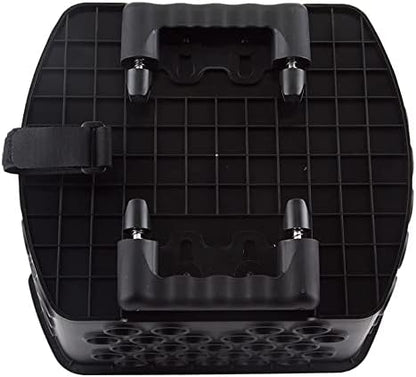 BiKASE Durable Dog Bike Basket &amp; Carrier, Rear Mount Pet Basket for Bikes with Super Comfort Mat and Cover, Ideal for Small Dogs and Cats up to 12 lbs