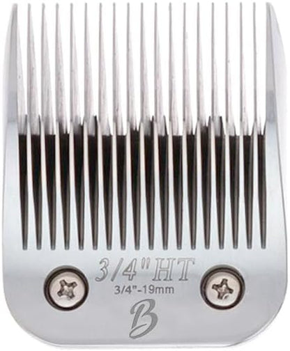 Detachable A Series 3/4 Blade Dog Grooming Cut Length 3/4" - 19mm Ideal for Large Trimming Areas Japanese Carbonized Steel Dog 19mm Replacement Blades | Compatible A5 Series(34HT)