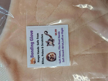 Bonding No-Bite Super Soft Fleece Glove for Small Pets – Cozy Comfort by PNC Family Finds