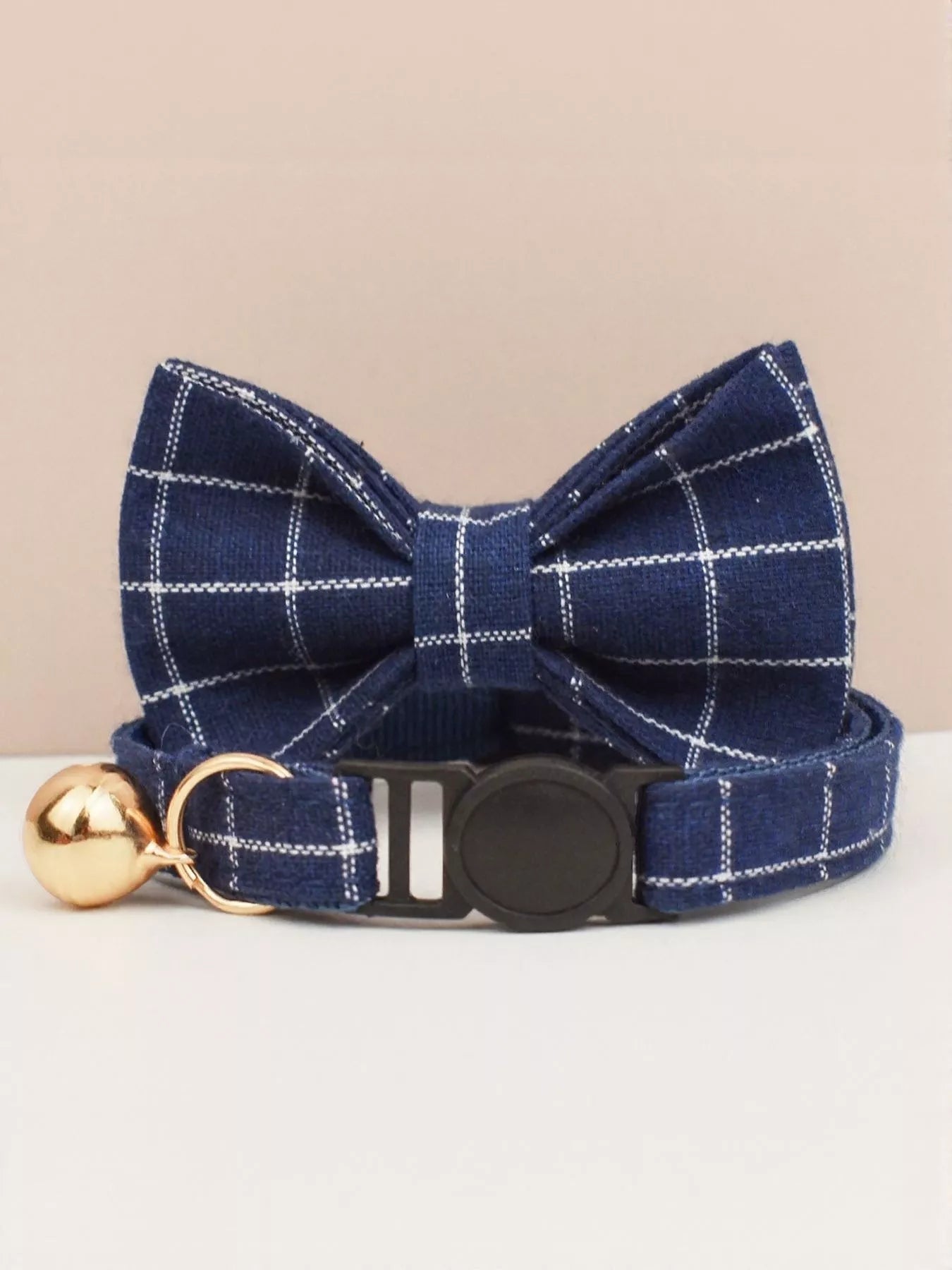 2 Piece Bow Tie Pet Collar with Bell