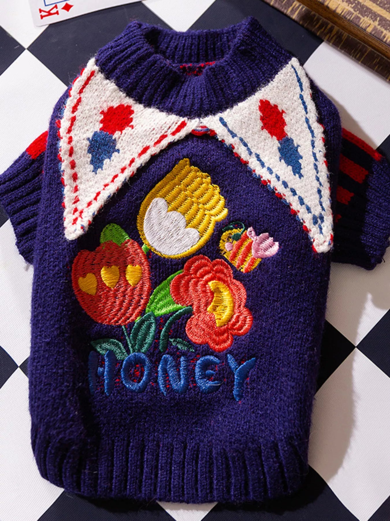 Ribbed Knit Pet Sweaters