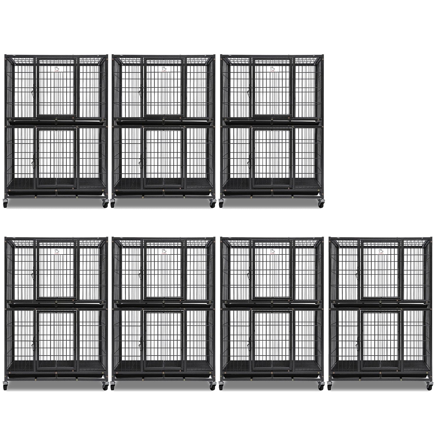 31" Two-Tier Dog Crate 46A