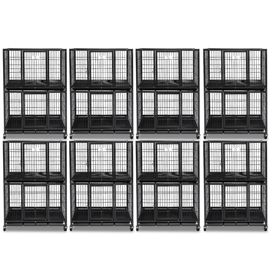 31" Two-Tier Dog Crate 46A