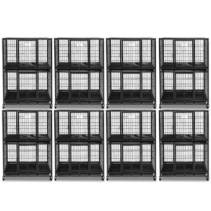 31" Two-Tier Dog Crate 46A