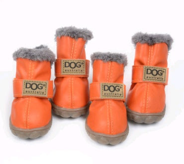 Dog Winter Snow Boots — 10 Colors, Sizes 1–5