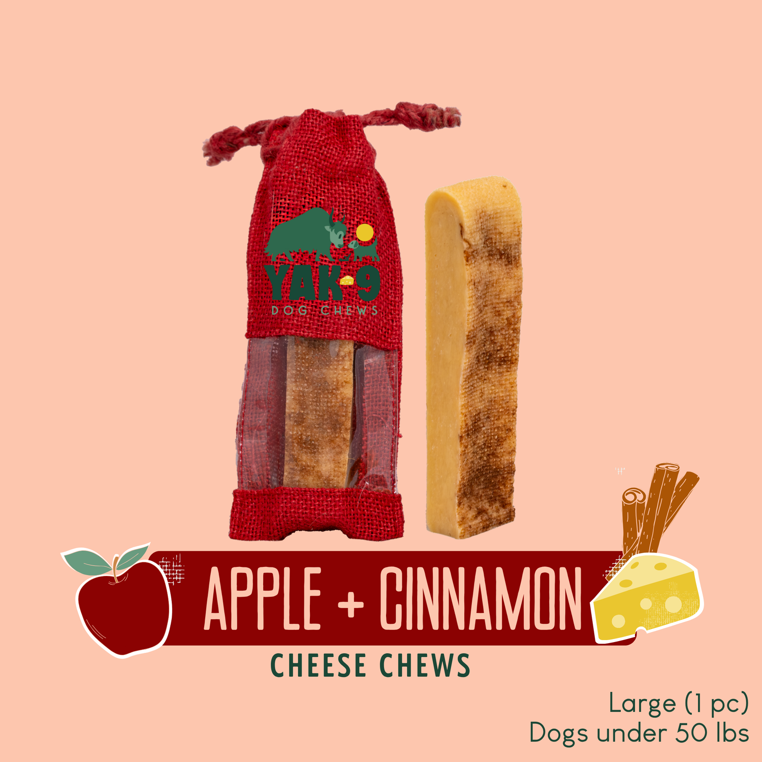 Apple &amp; Cinnamon Chews for Dogs