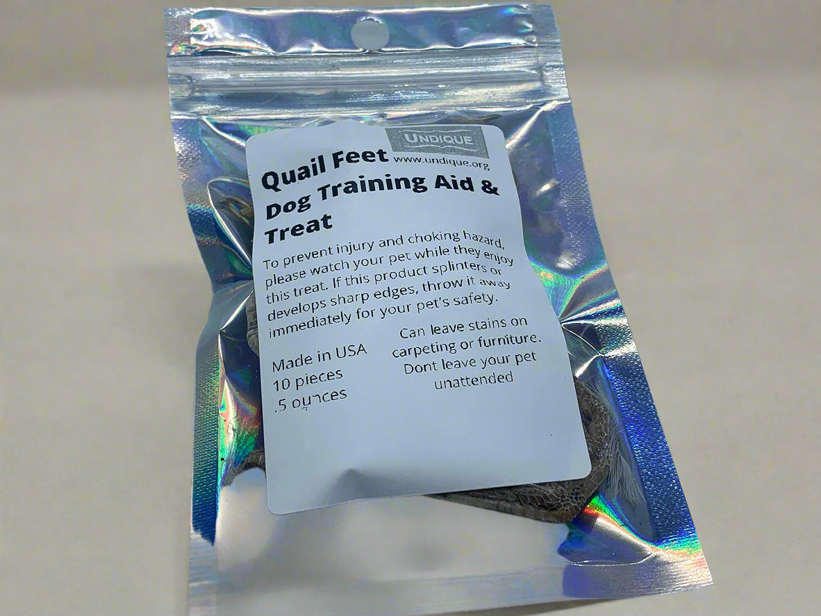 Quail feet Dog Training aid &amp; Treat