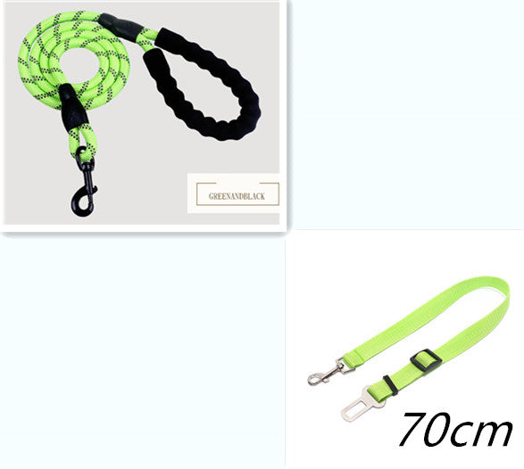 Reflective Dog Leash with Foam Handle — Single &amp; Set Options