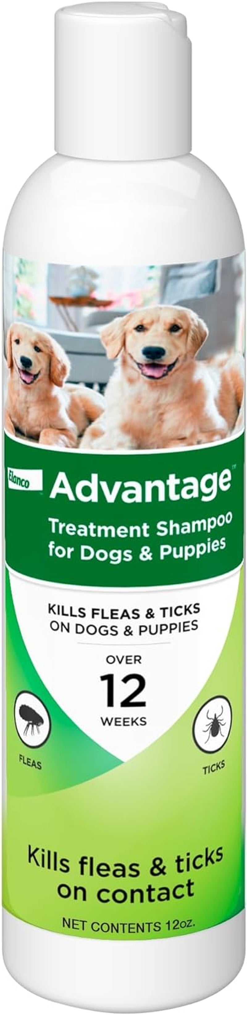 12 Oz Flea &amp; Tick Shampoo for Puppies &amp; Adult Dogs .