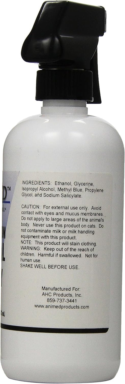 AniMed Blue Lotion Spray 16 oz – Multi-Animal Skin &amp; Coat Care – Horses, Dogs, Livestock