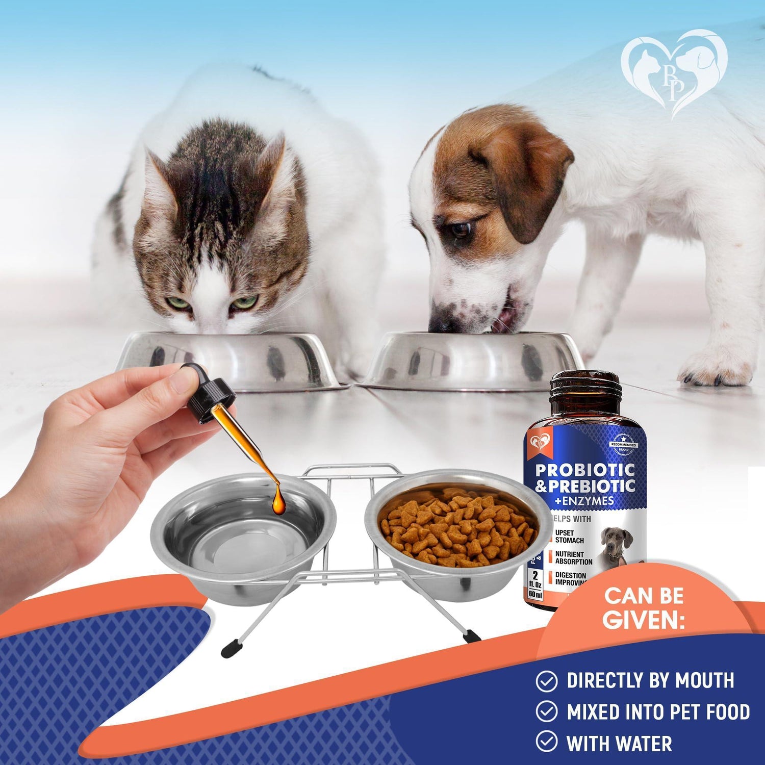 Probiotics &amp; Prebiotics for Dogs &amp; Cats Digestive Enzymes Gut Health