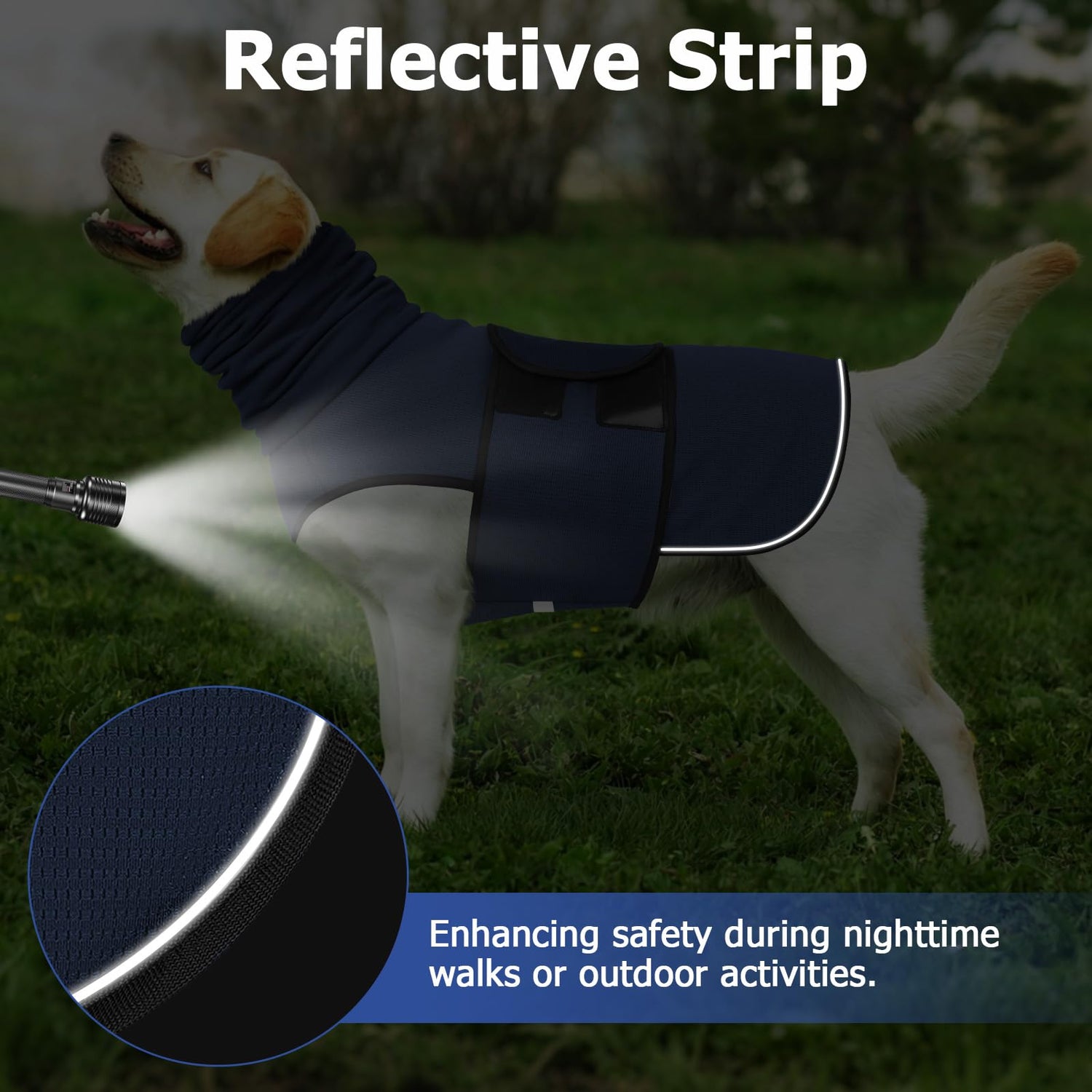 2-in-1 Dog Anxiety Vest With Hood, Soft Dog Calming Shirt With Stretchy Ear Head Cover For Stress Relief, Breathable Shirt Jacket For Thunderstorms, Separation &amp; Vet Visits