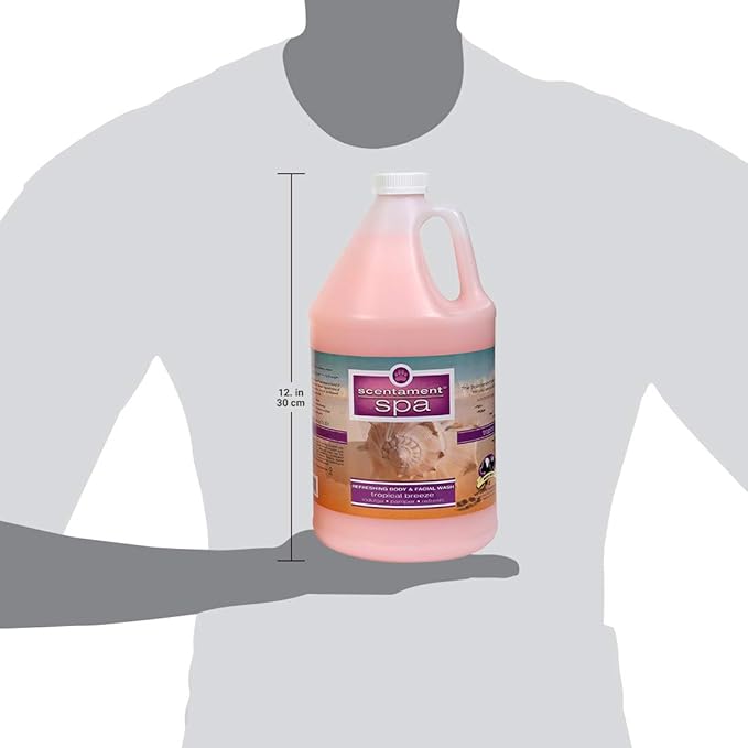 Best Shot Scentament Spa Tropical Breeze Seasonal Facial &amp; Body Wash, 1 Gallon