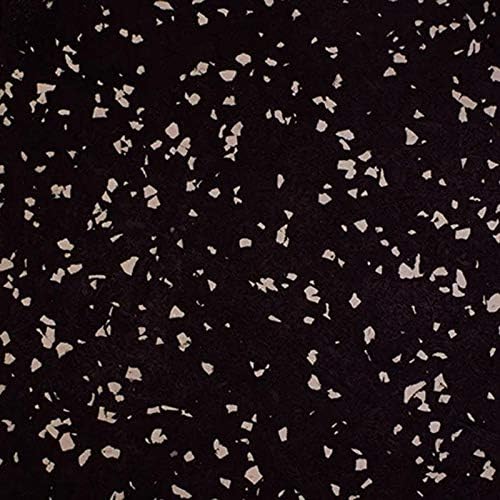 Playsafer Genaflex Rubber Gym Floor Mat, Heavy Duty Commercial Protective Gym Flooring Roll - 8mm Thick (10% Grey, 4&