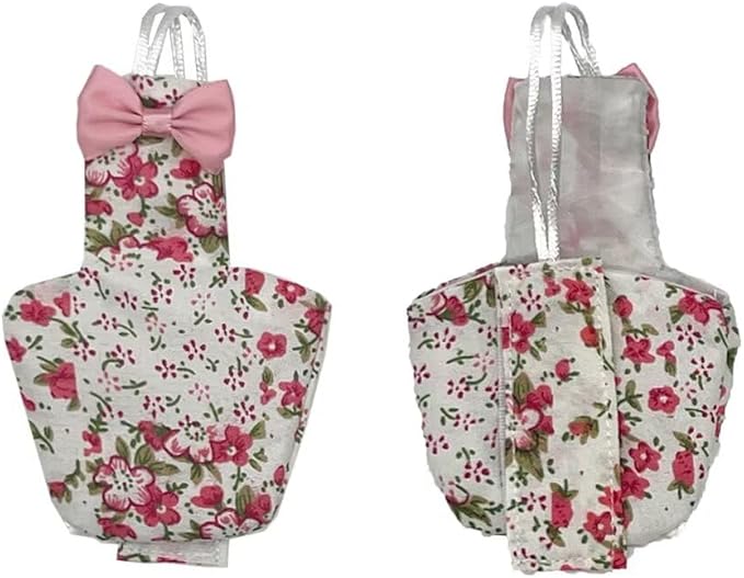 2 PCS Bird Diapers Flight Suite with Waterproof Inner Layer Pink&amp;Balck Urine Wet Suit for Other Small Birds