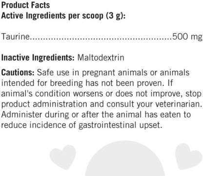 FELO Taurine - Taurine Supplement for Cats, Taurine for Cats, Taurine Powder for Cat - 16 Oz, Powder (Thomas Pet Earlier)