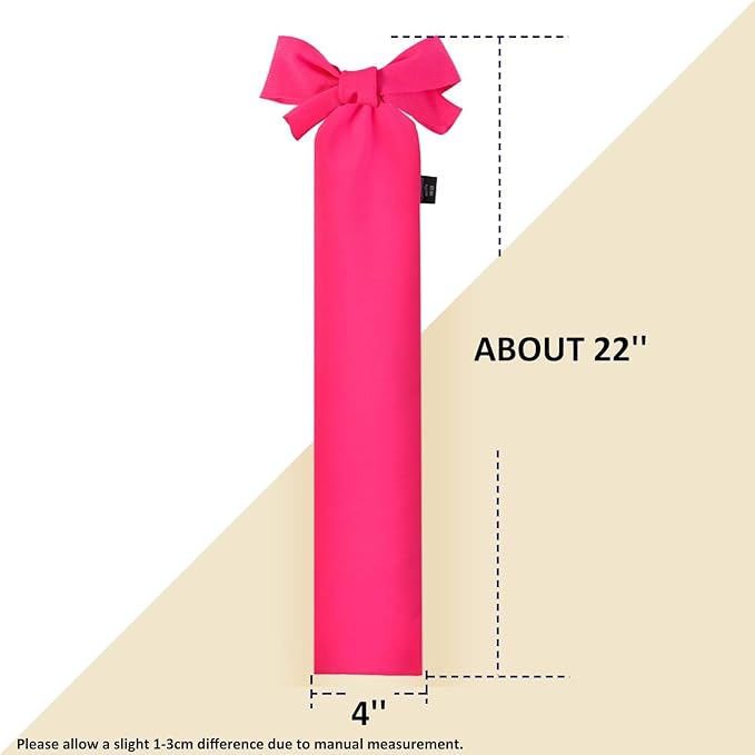 Harrison Howard Stretchy Horse Tail Guard - Breathable &amp; Protects - Slip On Design - 2 Strand Closure - 22" L Light Pink