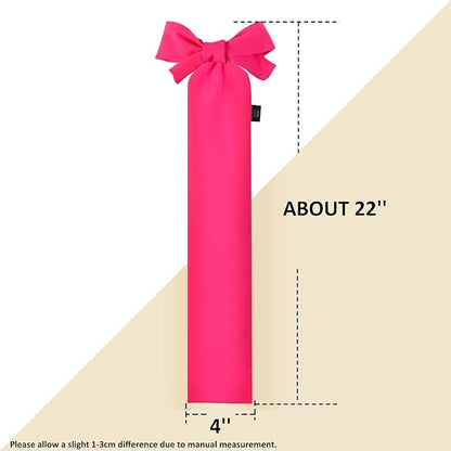 Harrison Howard Stretchy Horse Tail Guard - Breathable &amp; Protects - Slip On Design - 2 Strand Closure - 22" L Light Pink