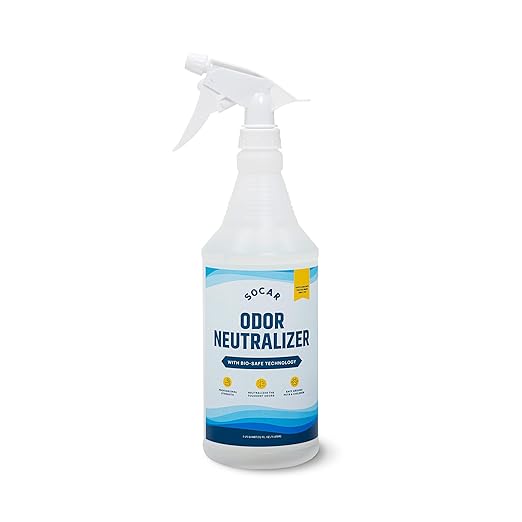 SOCAR - Odor Neutralizer Eliminates odors for Home, Office, Gym, Car. Eliminates Odors from Pets, Cooking, Sports Gear, Urine, Vomit &amp; Unwanted, Strong Odors 32oz Liquid Spray