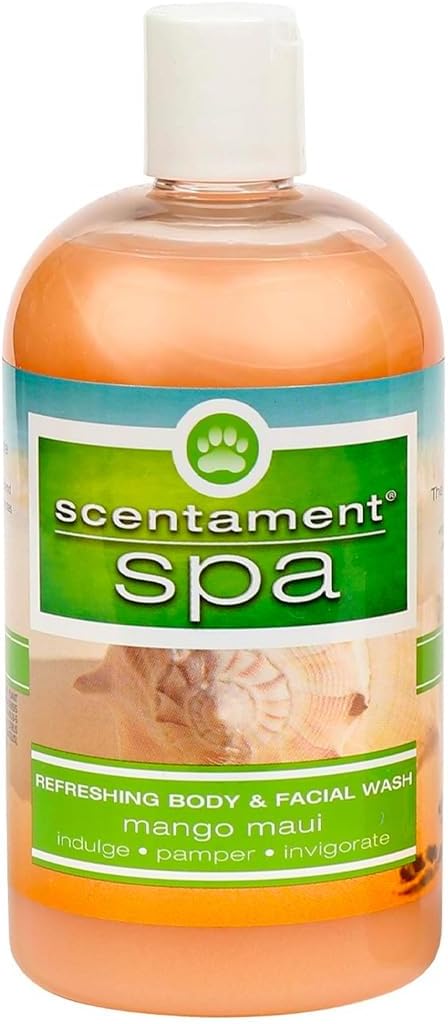 Best Shot Scentament Spa Seasonal Facial &amp; Body Wash, Mango Maui, 16 oz