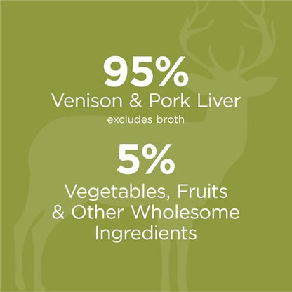 Instinct Original Pate Wet Cat Food, Grain Free Recipe - Real Venison, 5.5 oz. Cans (Pack of 12)