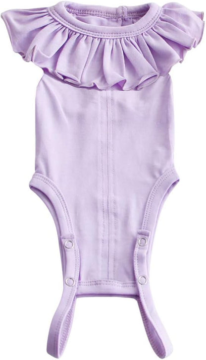 Cat Recovery Suit for Abdominal Wounds and Skin Diseases, Breathable Surgical Recovery Shirt After Surgery Wear Anti Licking Wounds,E-Collar Alternative for Cats Pet Kitten(RSC01-purple-l)