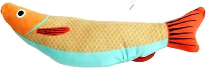 Cat Toys for Bored Indoor Adult Cats - Catnip Toys for Mental Stimulation, Interactive &amp; Durable Kicker Toys for Solo Play, Best for Lazy Or Senior Cats (Yellow)