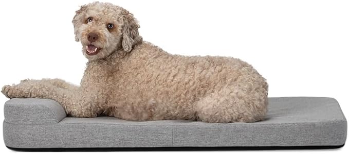 Diggs Bolstr Orthopedic Dog Bed with Headrest - Dog Crate Bed for Evolv Crate &amp; Other Standard Pet Kennels - Durable &amp; Comfortable - (Intermediate)