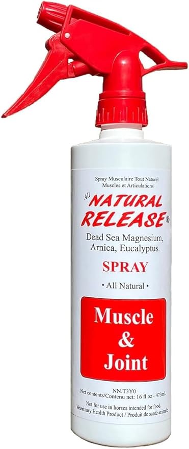 Natural Release Muscle Spray Treatment - Horse Liniment for Sore Muscles, Joint Pain, Tendon &amp; Inflammation Relief - Easy to Use, Fast Acting, Alcohol &amp; Menthol Free (16 oz)