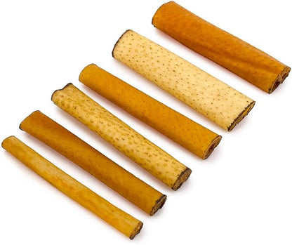 ValueBull USA Pig Skin Retriever Rolls, 4 Inch, Smoked, 100 Count Bulk Pack - Premium USA Pork Hide Dog Chews, One-Piece, Easy Digestion, High Protein